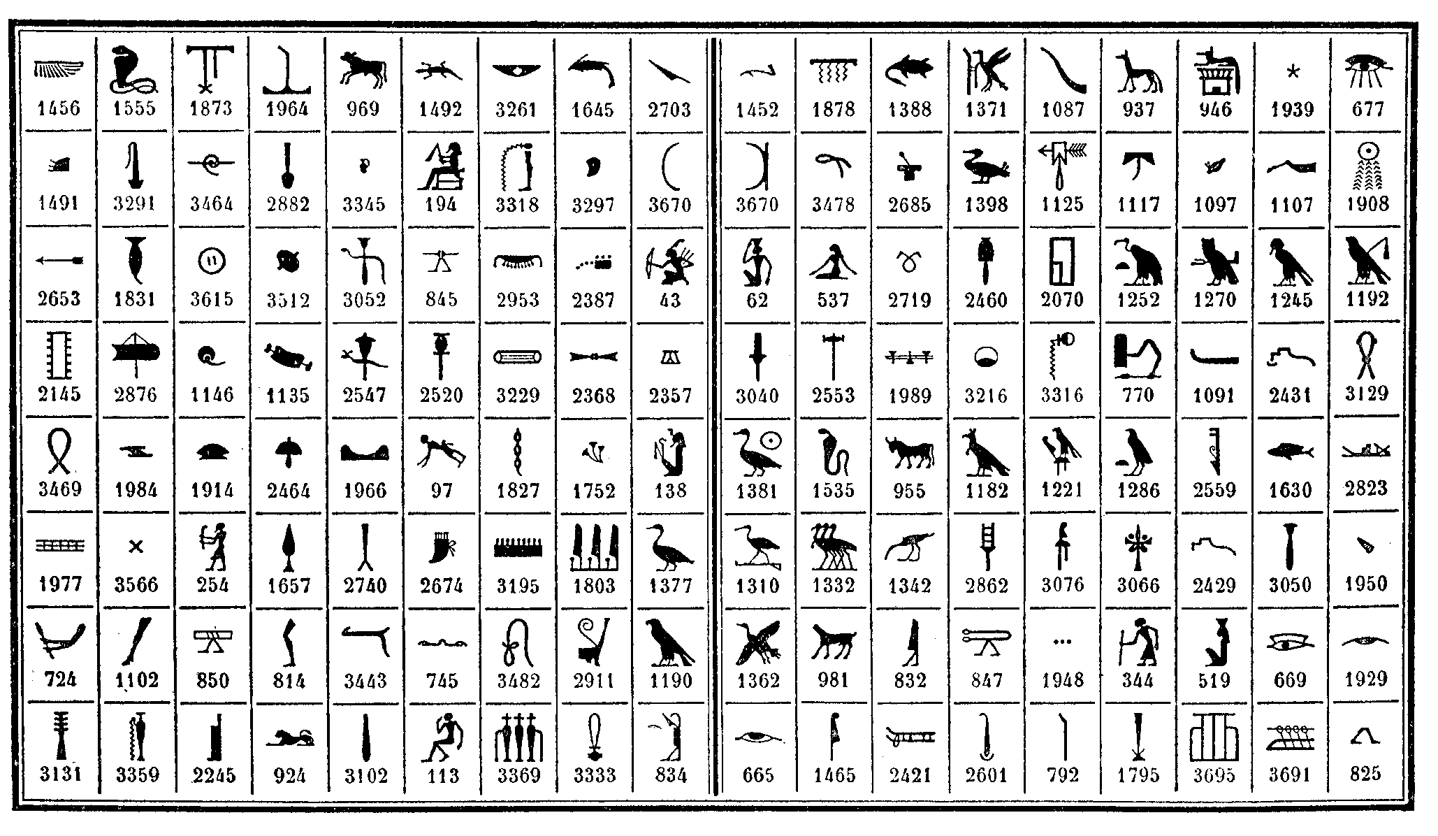 hieroglyph lay, second portion